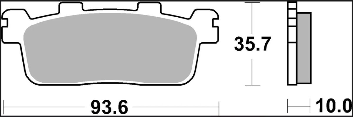 BREMBO BRAKE PAD XS SINT RR 07069XS