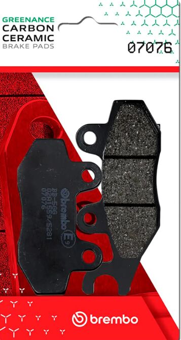BREMBO BRAKE PAD CC CAR/CER FR/RR 07076
