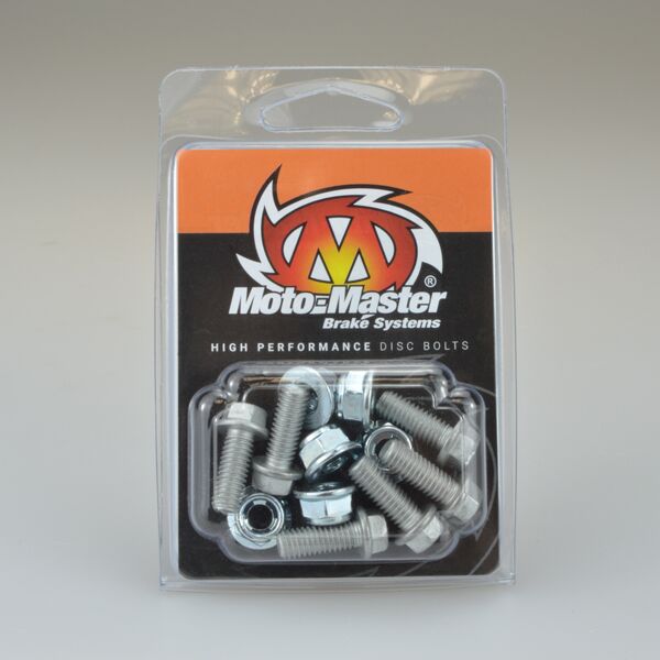 MOTO-MASTER BOLTS M6X16 HEX+NUT 12015