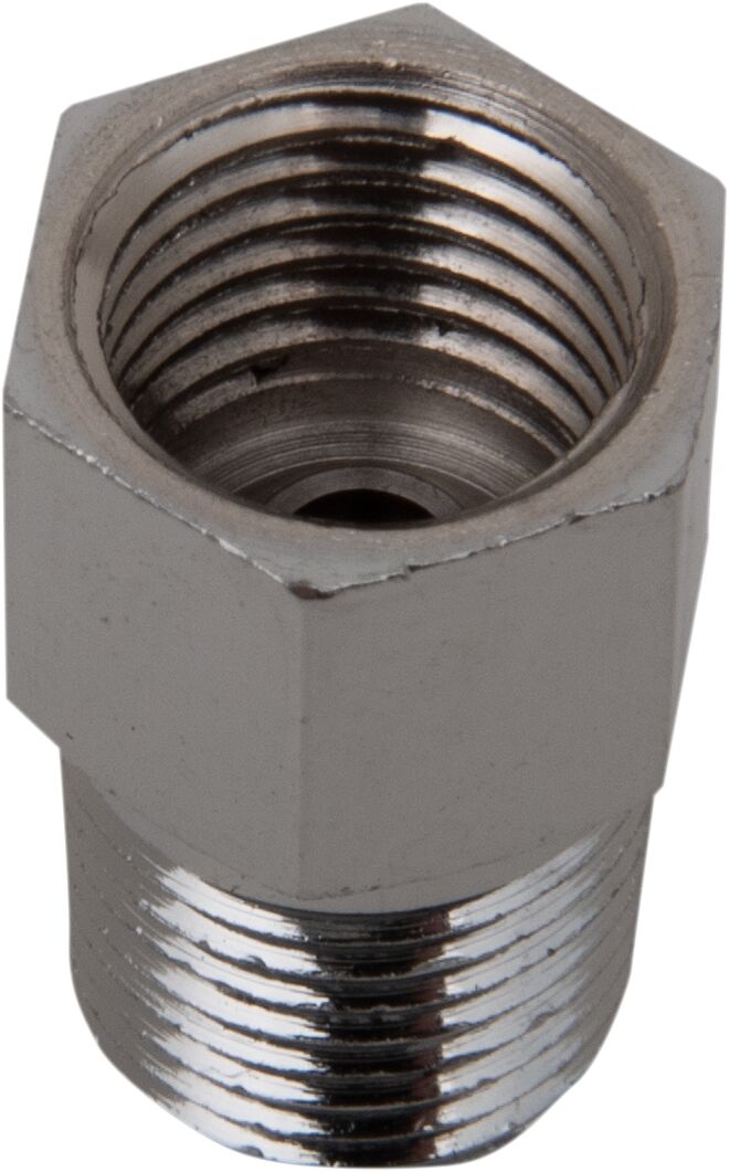 DRAG SPECIALTIES ADAPTER 1/8NPT 3/8-24 CHR 444125-S