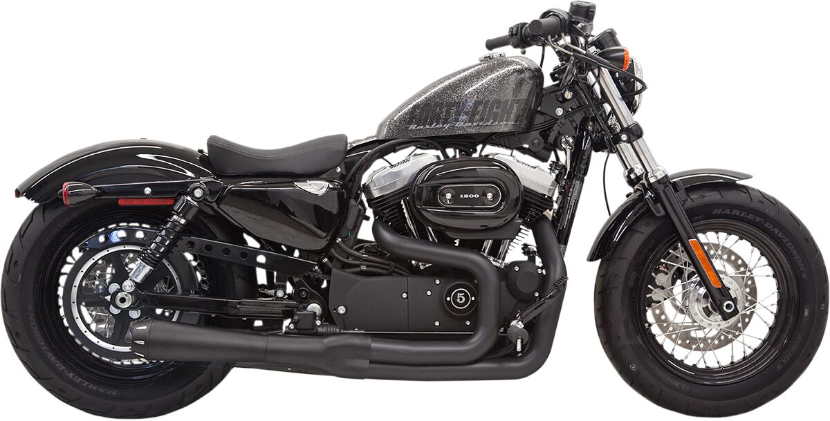BASSANI XHAUST EXH 2-1 MEGA 14-19 XL BK 1X32RB