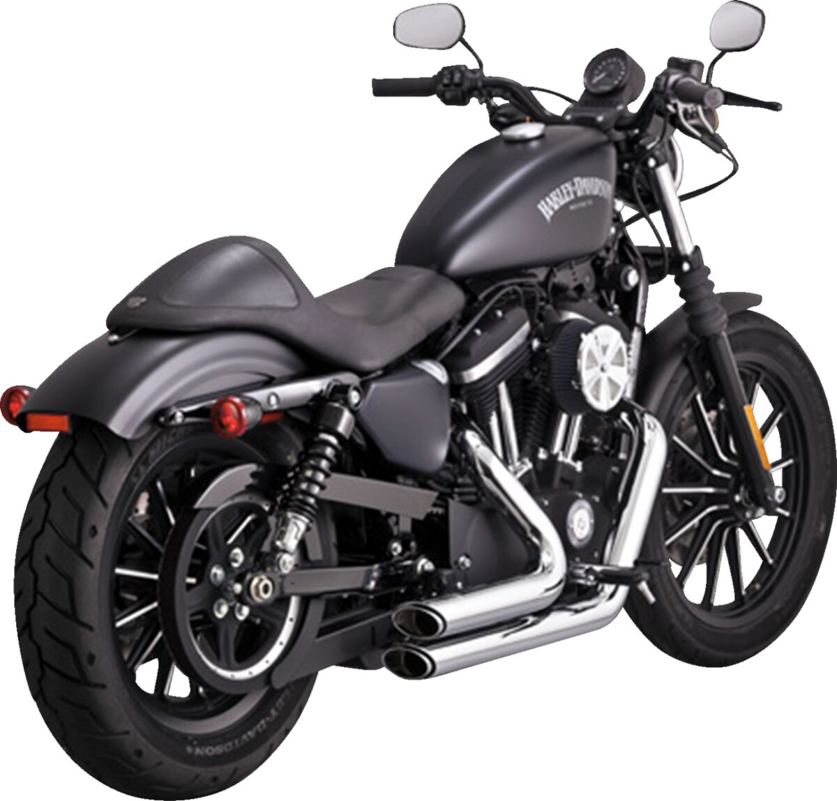VANCE & HINES EXHAUST S-SHT STAG CHR.XL 17329