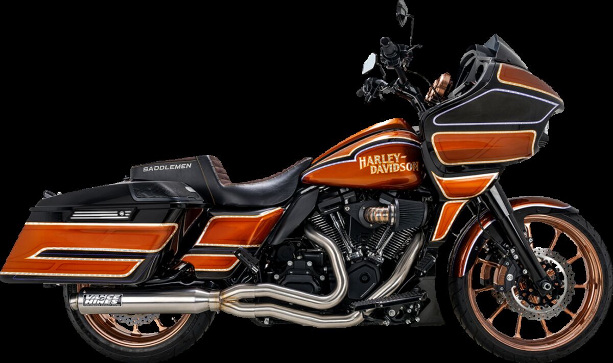 VANCE & HINES EXHAUST SUPERSPORT 2-1 BRUSHED 27345