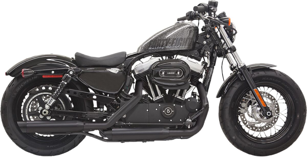 BASSANI XHAUST MUFFLER 3 SERIES SLIP-ONS W/BK 1X27SBB