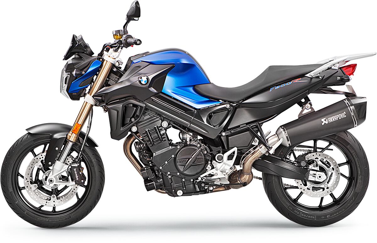 AKRAPOVIC MUFFLER BLK TI F800R/GT S-B8SO7-HZAABL