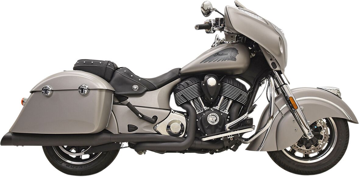 BASSANI XHAUST EXHAUST T-DUAL IND CHF BK 8C16BSB