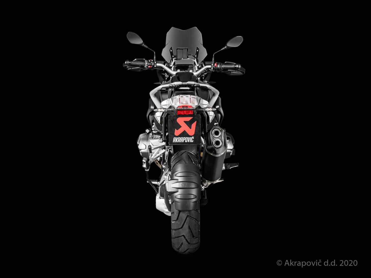 AKRAPOVIC MUFFLER BLK TI R1250GS S-B12SO23-HAATBL