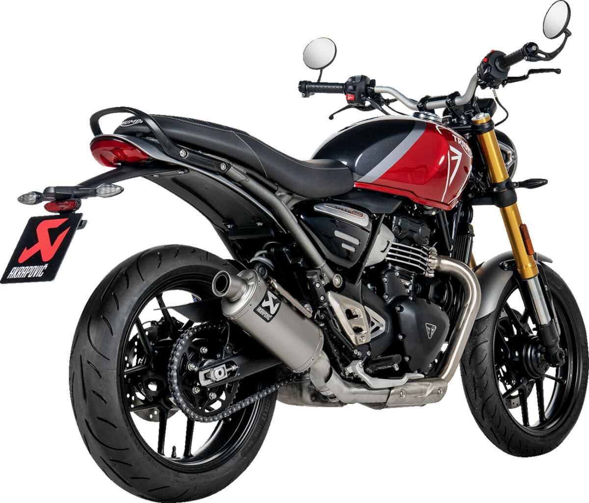AKRAPOVIC MUFFLER SLIP-ON TI TRIUMPH SPE S-T4SO1-HDT