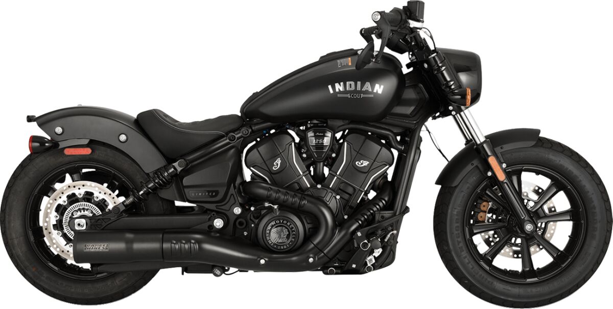 VANCE & HINES MUFFLER HI-OUTPUT BLACK SCOUT 48627