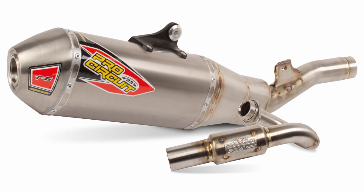 PRO CIRCUIT EXHAUST T-6 BC SS/TI END CAP K 0122525H