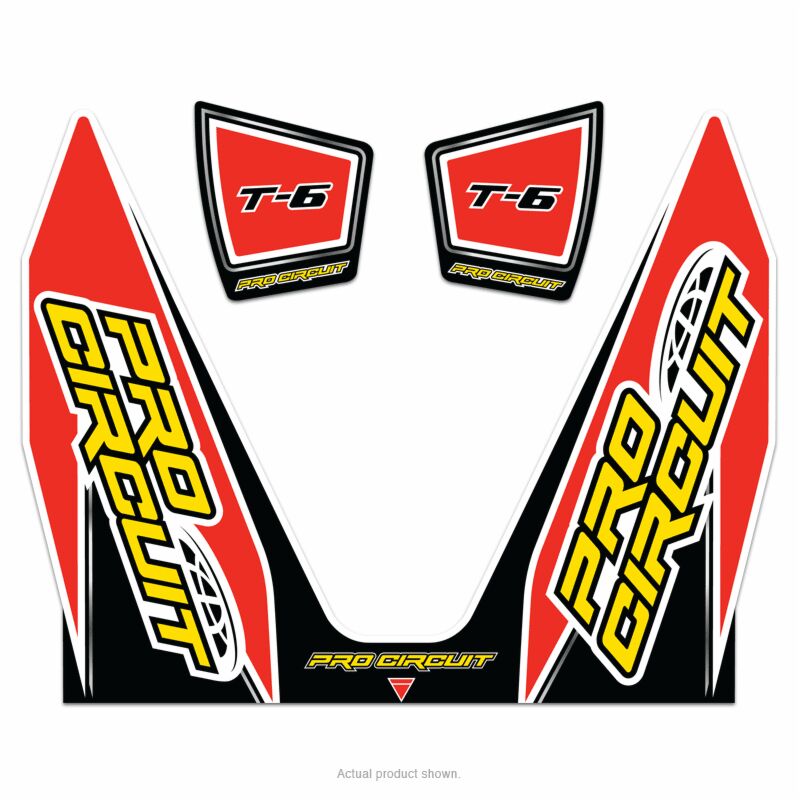 PRO CIRCUIT EXHAUST STICKER KIT T-6 DC14T6