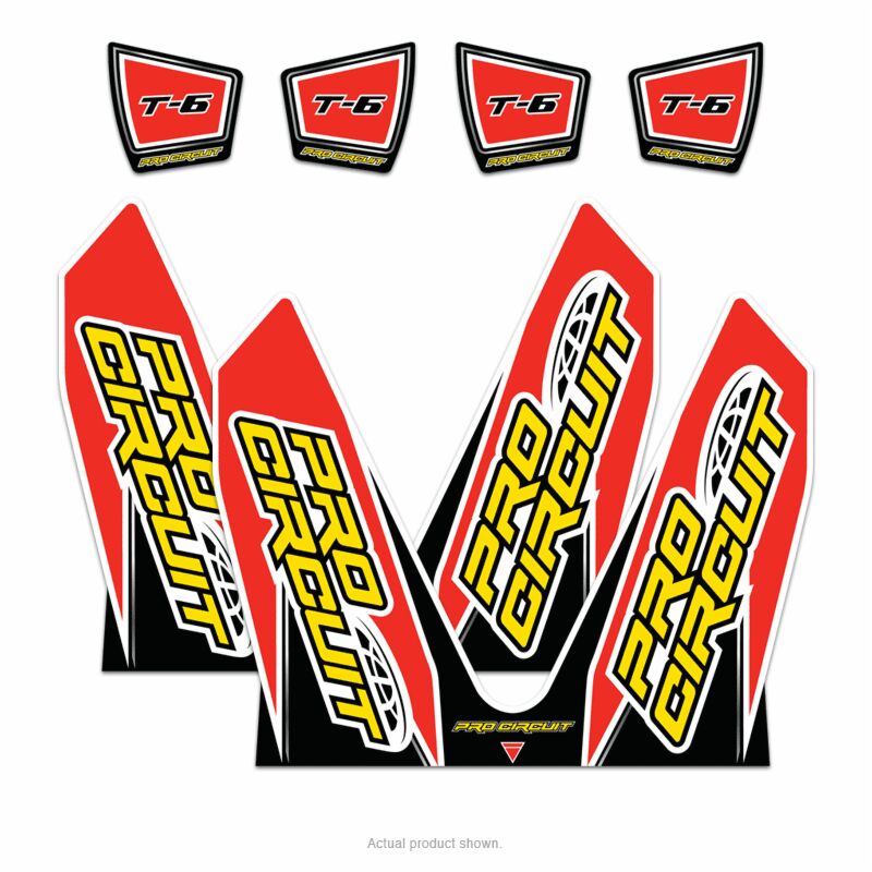 PRO CIRCUIT EXHAUST STICKER KIT T-6 DC14T6-CRF