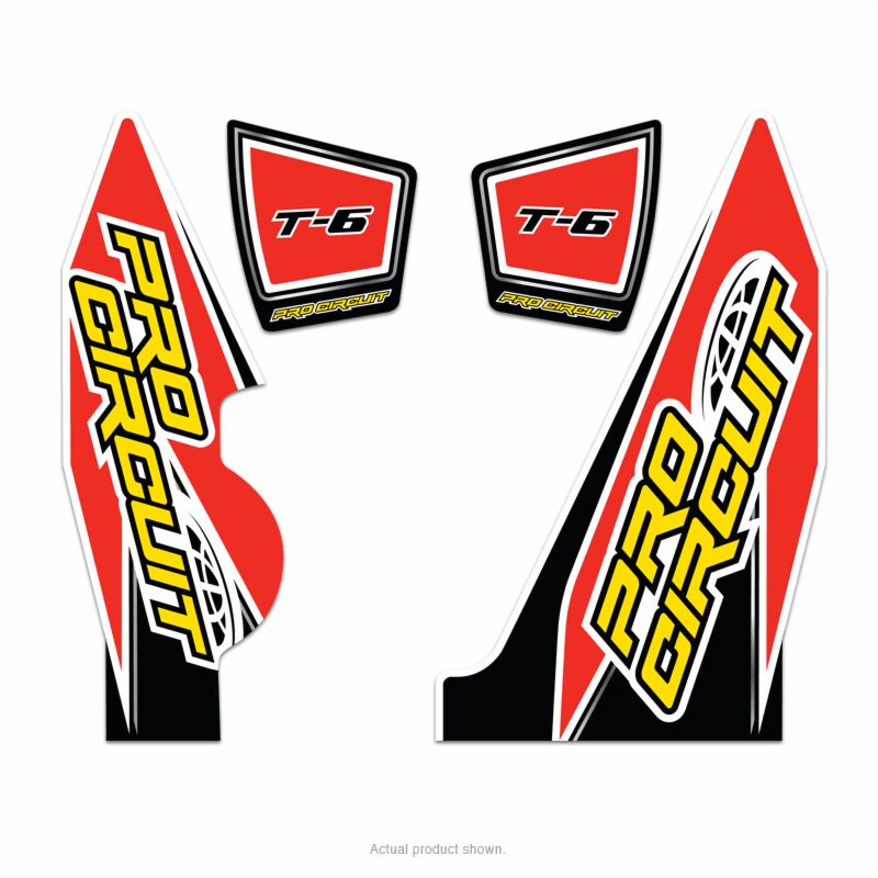 PRO CIRCUIT EXHAUST STICKER KIT T-6 DC14T6-YZ250F