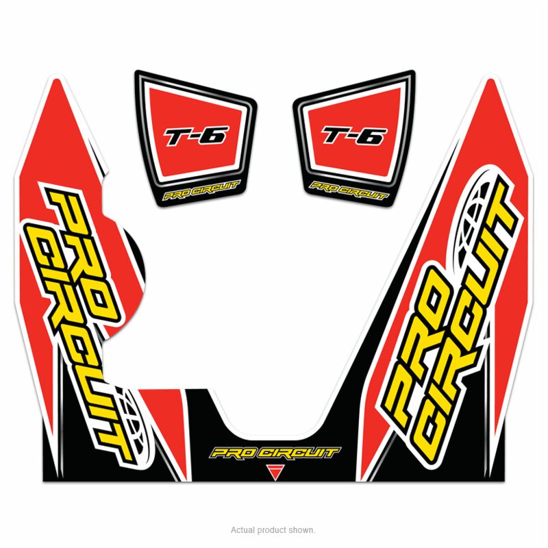 PRO CIRCUIT EXHAUST STICKER KIT T-6 DC14T6-YZ450F