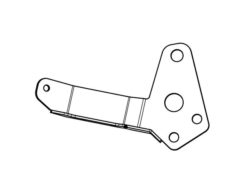 AKRAPOVIC BRACKET MUFFLER SS P-X145