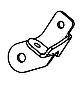 AKRAPOVIC MUFFLER BRACKET SS YZF-R7 P-X291