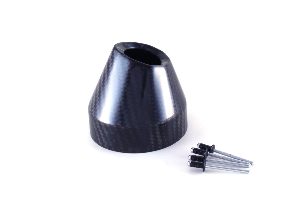 HGS CARBON END CAP HGS 125/250CC CE-70-12