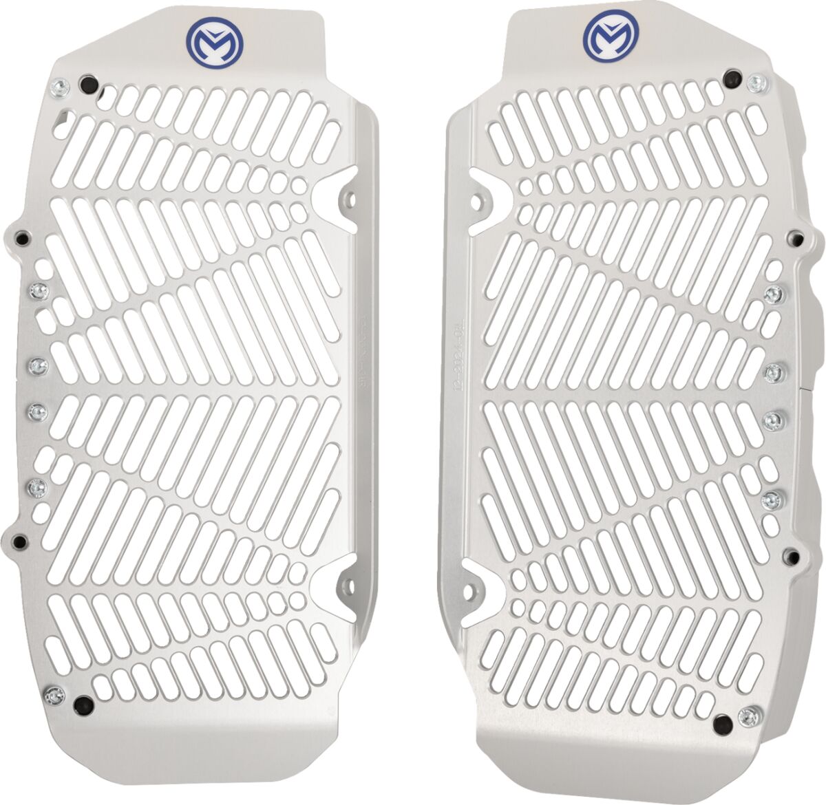 MOOSE OFFROAD HARD-PARTS RADIATOR GUARDS SILVER TRIUMPH 12-2024