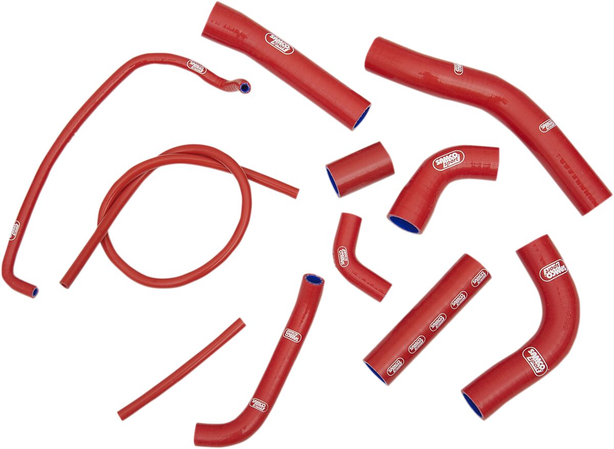 SAMCO SPORT RADIATOR HOSE KIT YAM RED YAM-17-RD