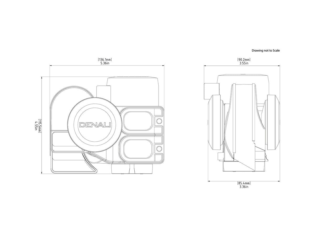 DENALI ORIGINAL AIR HORN TT-SB.10000.B