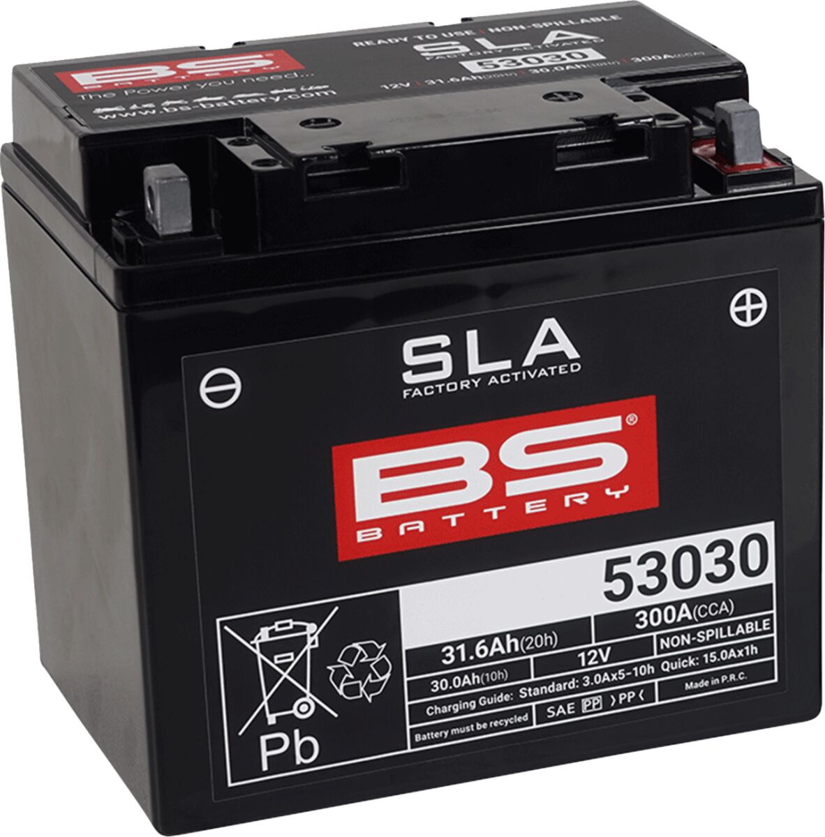 BS BATTERY BATTERY BS 53030 SLA 300880