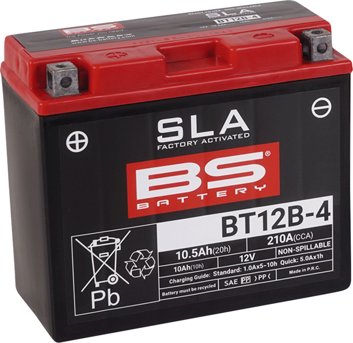 BS BATTERY BATTERY BS BT12B-4 SLA 300643