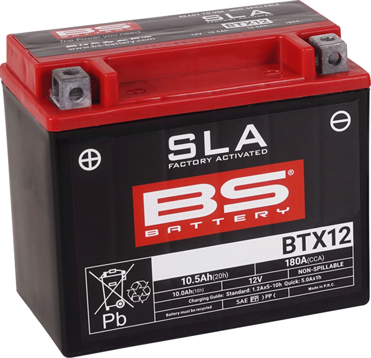 BS BATTERY BATTERY BS BTX12 SLA 300680