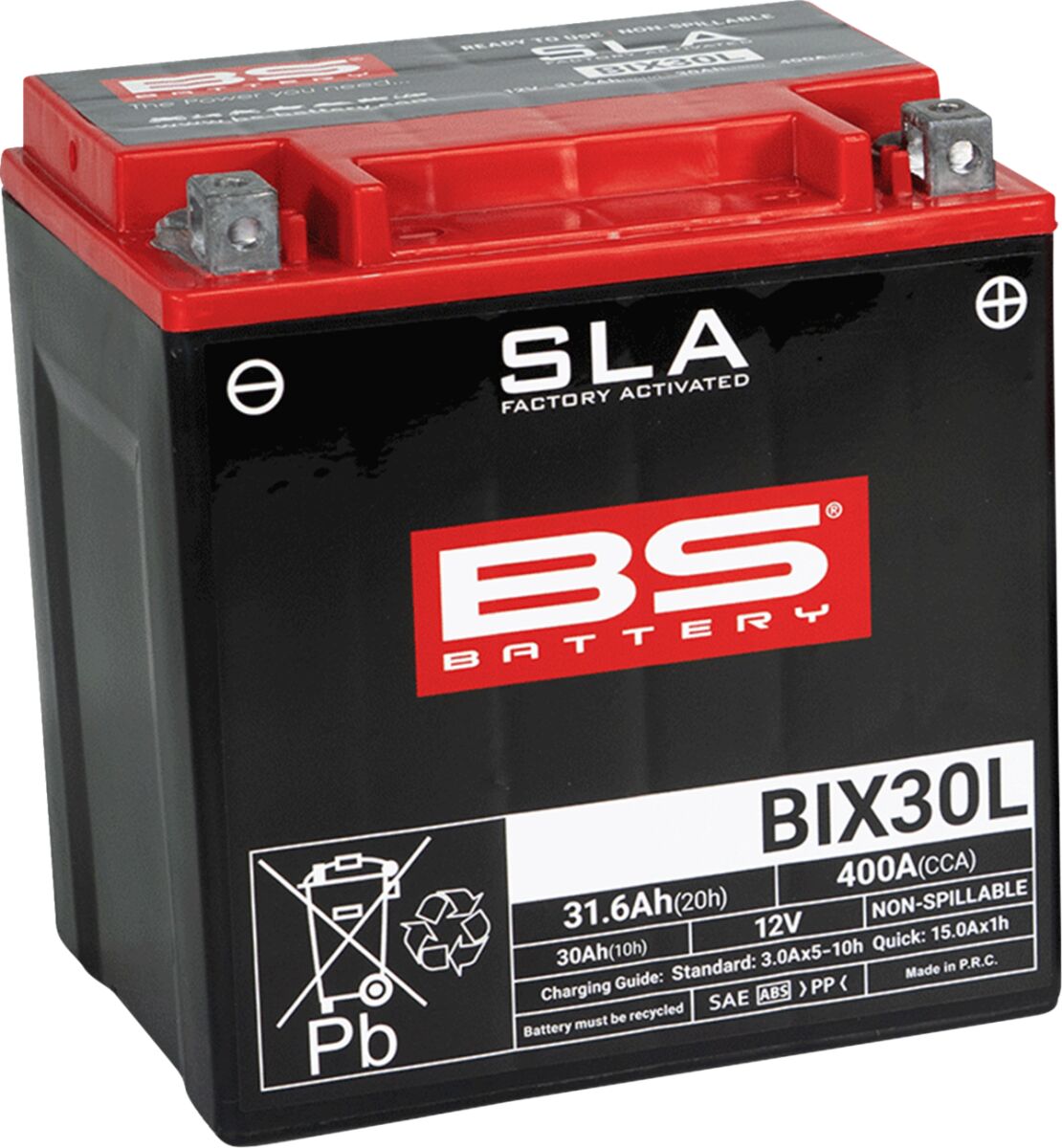 BS BATTERY BATTERY BS BIX30L SLA 300631