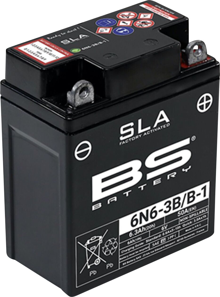 BS BATTERY BATTERY BS 6N6-3B/B-1 SLA 300917
