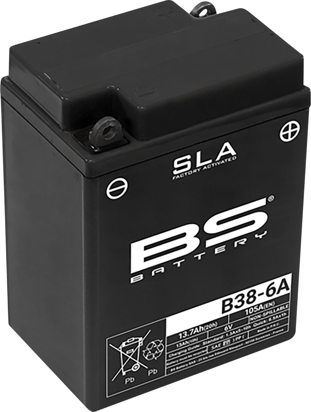 BS BATTERY BATTERY BS B38-6A SLA 300919