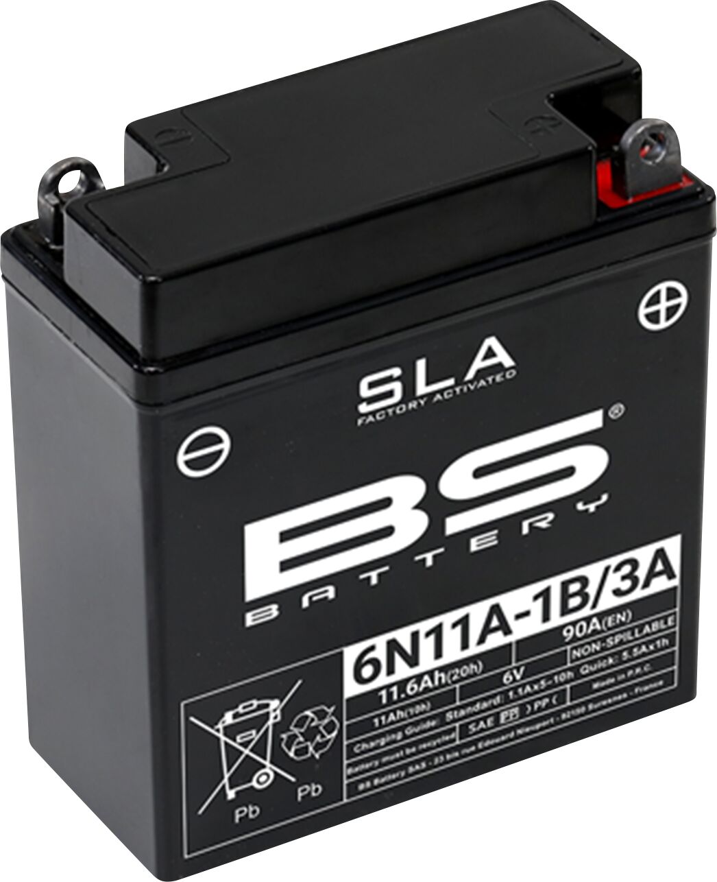 BS BATTERY BATTERY BS 6N11A-1B/3-A SLA 300915