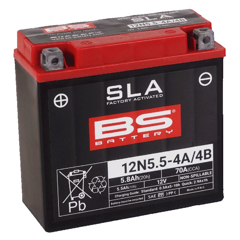 BS BATTERY BATTERY BS 12N5.5-4A/4B SLA 300841