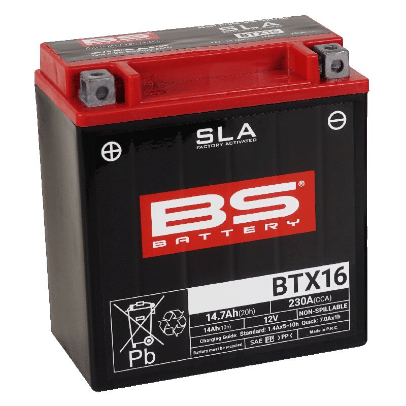 BS BATTERY BATTERY BS BTX16 SLA 300763
