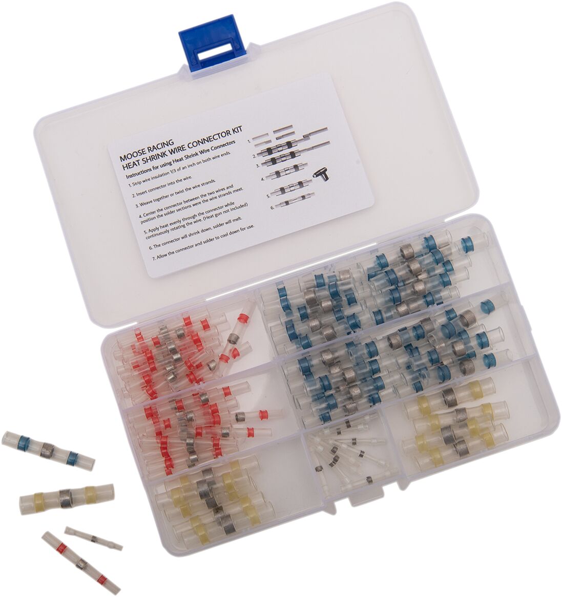 MOOSE OFFROAD HARD-PARTS CONNECTORS WIRE 100PC MSE 03-1000M