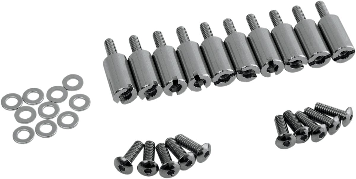 DRAG SPECIALTIES STUD IGN PLT&TIM CVR 10PK 63111