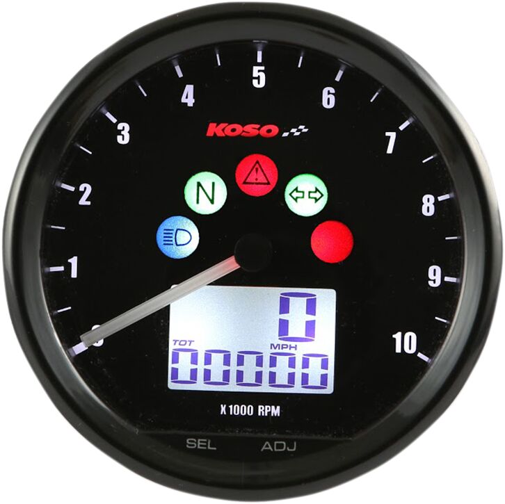 KOSO NORTH AMERICA MULTIMETER D64 10000 RPM BA058100