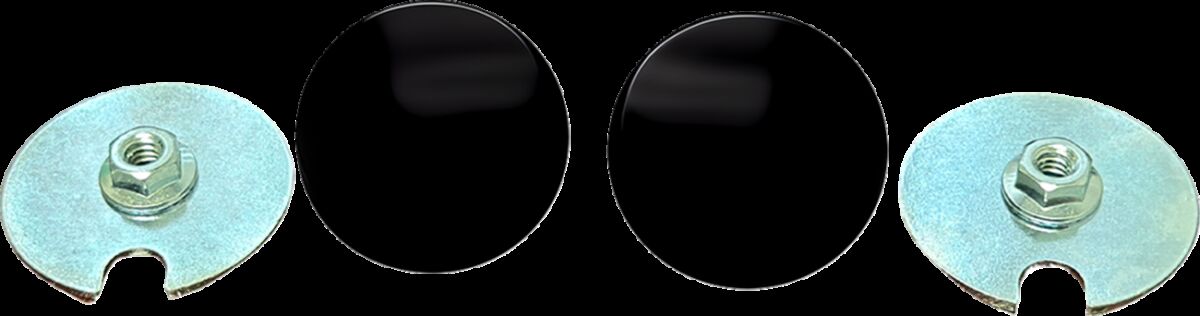 LA CHOPPERS COVERS MIRROR MATTE BLACK SG 2 LA-9001-02M