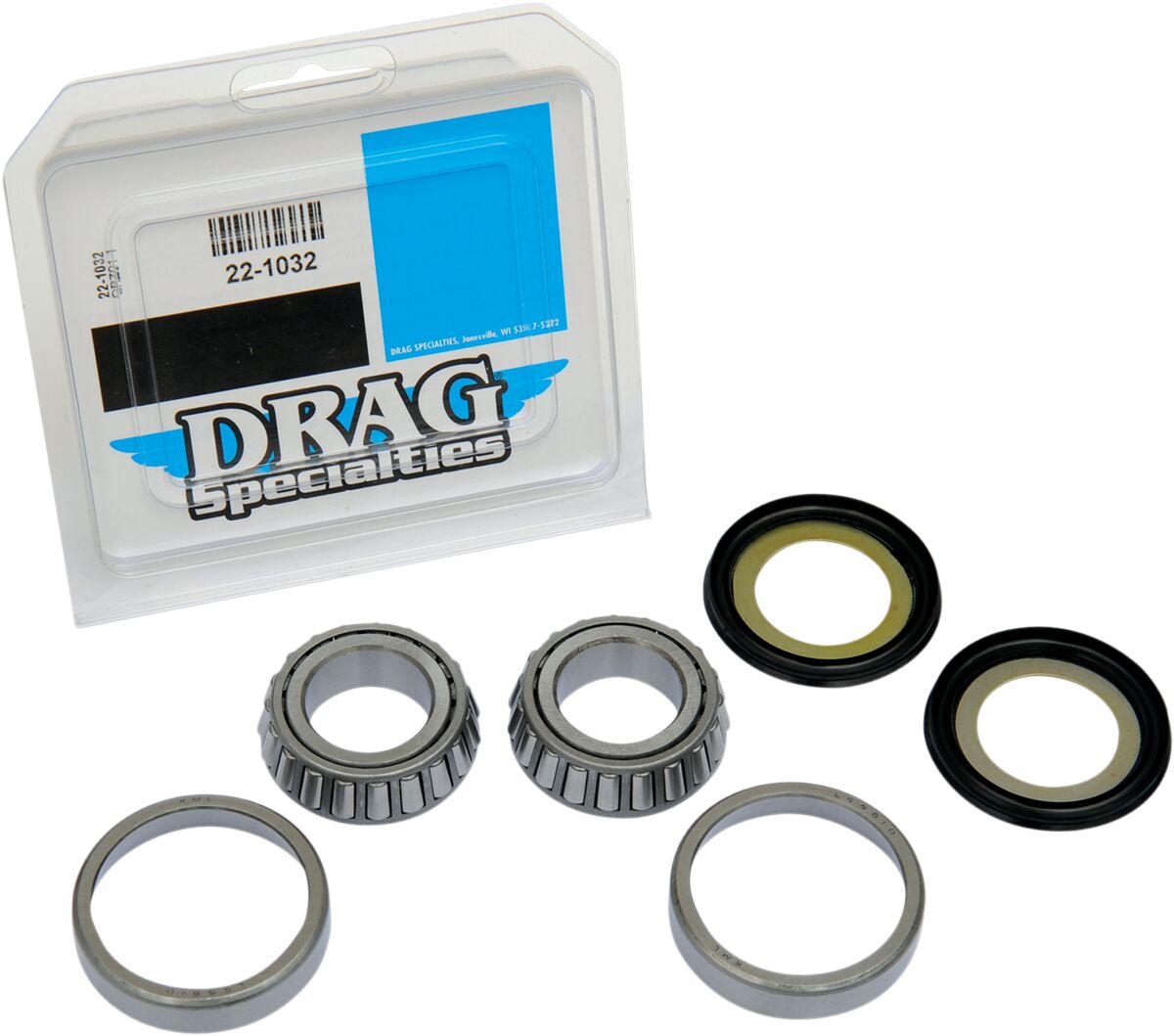DRAG SPECIALTIES σετ ρουλεμάν και τσιμούχες τιμονιού 22-1032 για Harley Davidson XLH 883 86-03