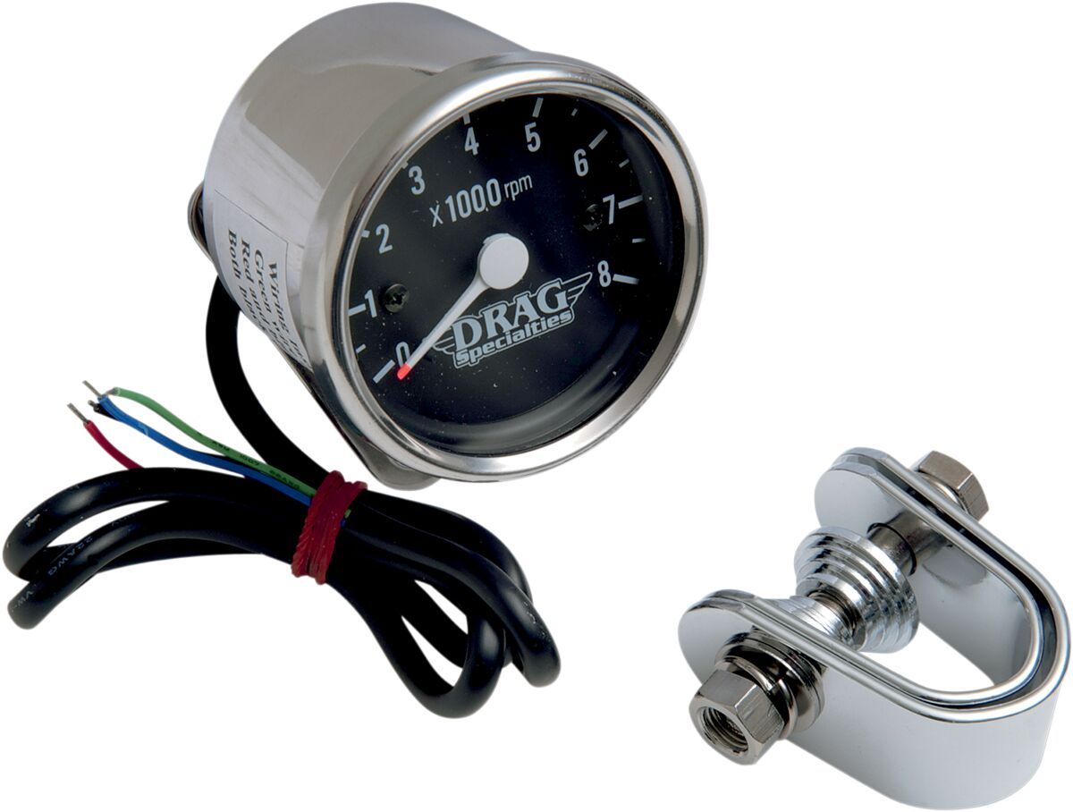 DRAG SPECIALTIES TACH ELEC 2.4BLK BULB LT 21-6910NUDS