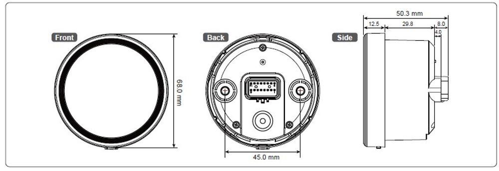 KOSO NORTH AMERICA D60-HD TNT-05 TACH ABE BA085004