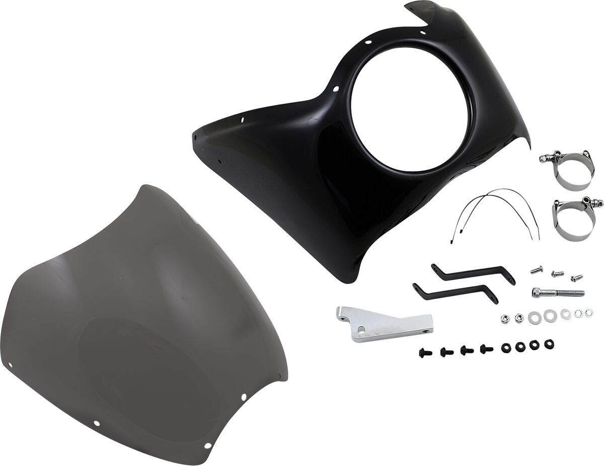 ARLEN NESS FAIRING 06-17 FXD GLS BLK 06-033
