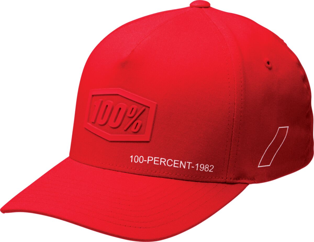 100% Καπέλο Unisex Shadow 20043-00010 κόκκινο 1τεμ
