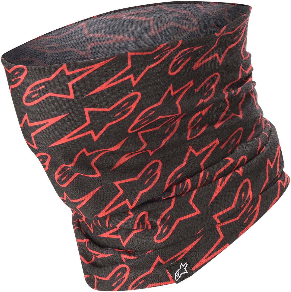 ALPINESTARS (CASUALS) NECKTUBE ASTARS BLACK/RED 4759319-1030