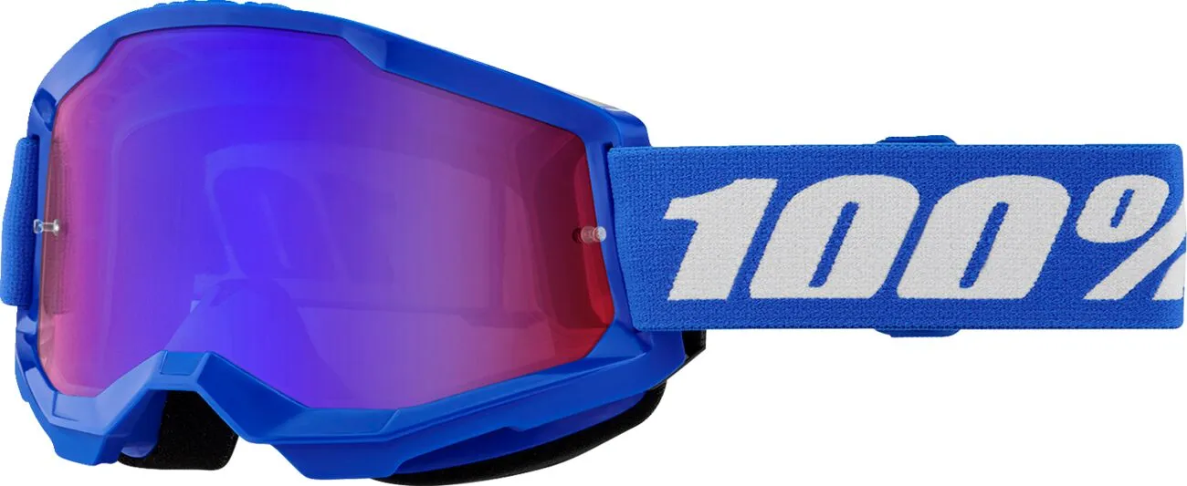 100% GOGGLE ST2 BLUE MR RD/BL 50028-00014