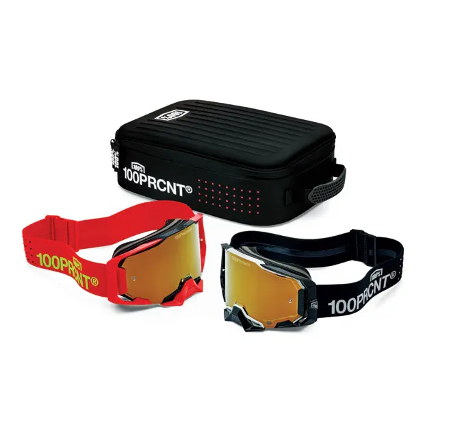 100% DUAL ARMEGA RACER PRO PACK BK/ 50072-10001