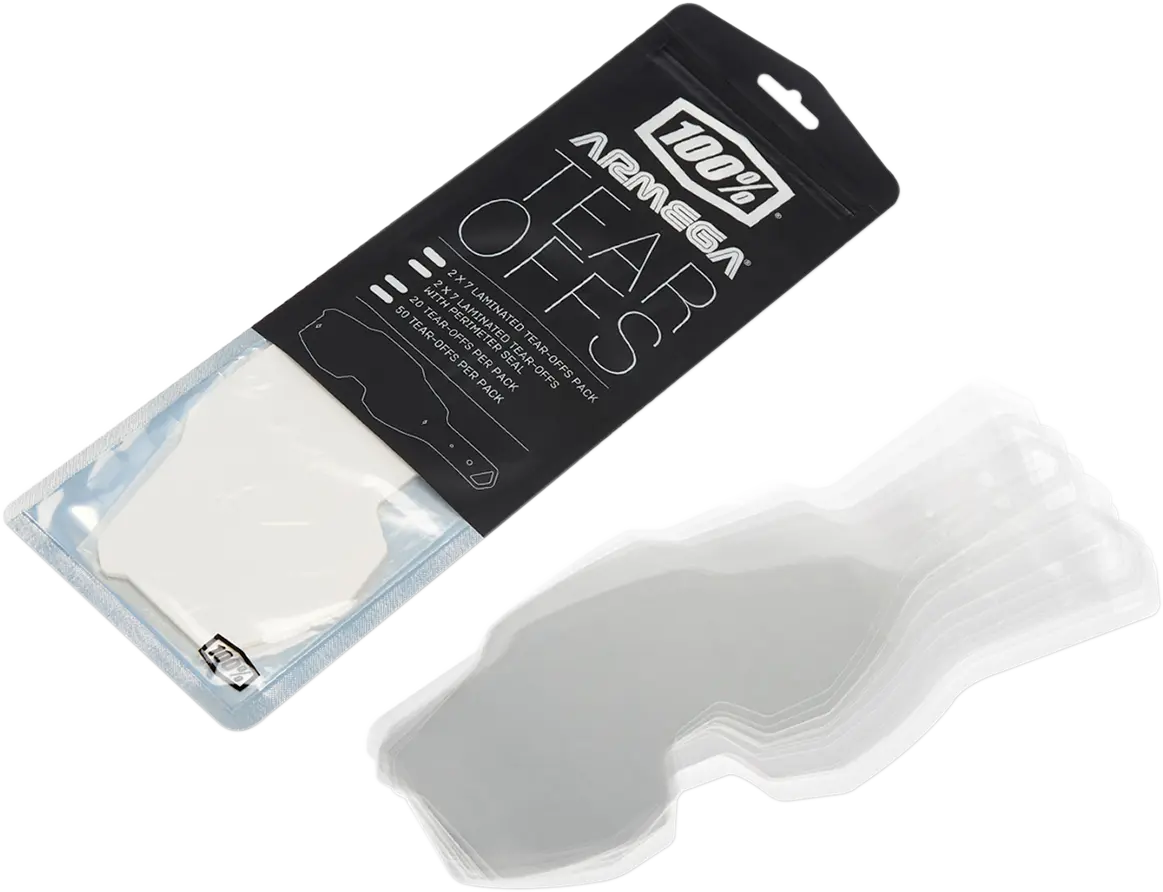 100% TEAR OFFS ARMEGA 20PK 59056-00001