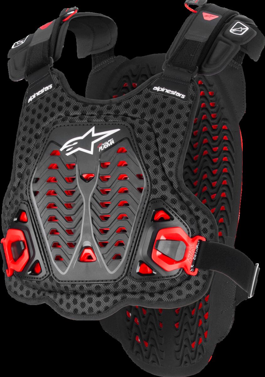 ALPINESTARS(MX) A-5 PLASMA CHEST PRO BLK/RD/WH 6700825-132-XL/2X