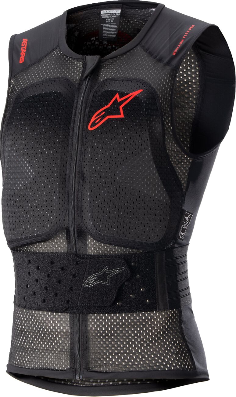 ALPINESTARS (ROAD) VEST NUC FLX PRO BK/RD XL 6508123-009-XL