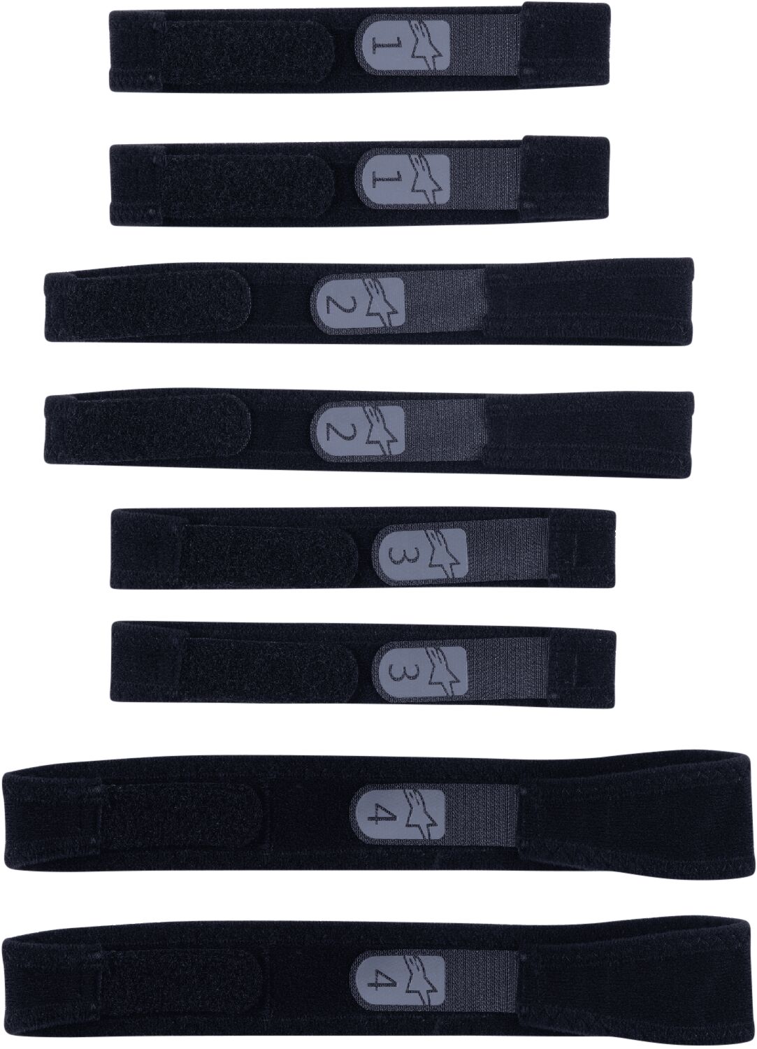 ALPINESTARS(MX) STRAPS SET SINGLE RK-7/10 LXL 6950325-106-LXL
