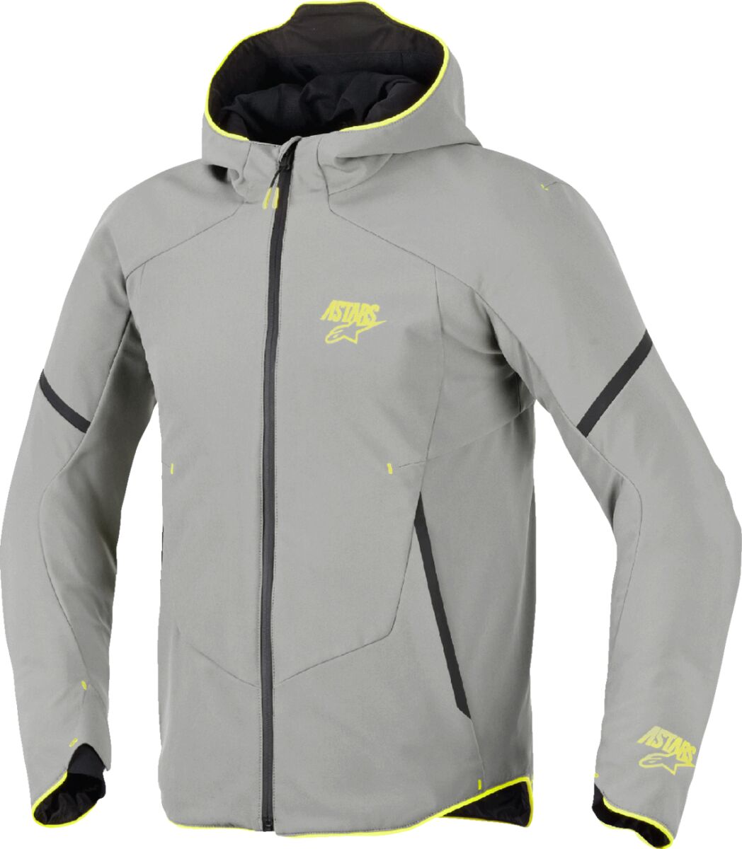 ALPINESTARS (ROAD) JACKET AEROSHELL GRAY/YELLOW 2 3200226-9116-2X